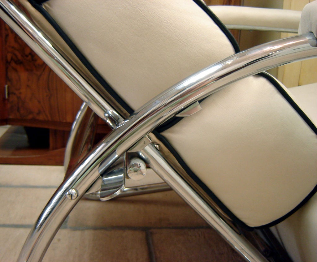 Gilbert Rohde American Art Deco Adjustable Lounge Chair 1934 2