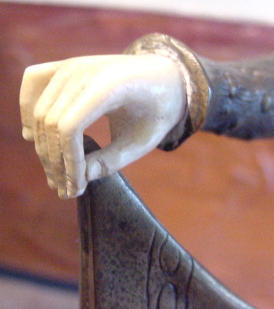 Joe Descomps Art Deco Bronze & Ivory Sculpture 