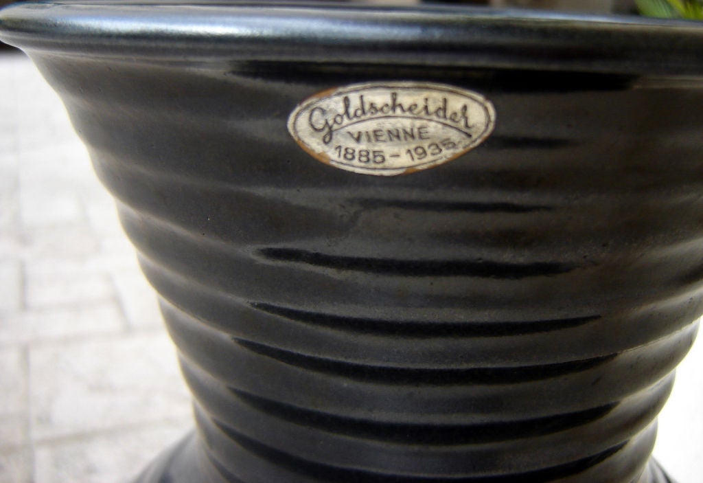 Goldscheider Monumental Austrian Art Deco Vase