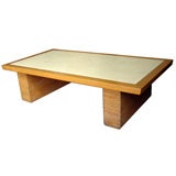 Paul Frankl American Art Deco Cork Top Coffee Table