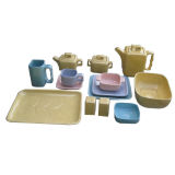 Vintage Fifties "Cube-istic" Luncheon Set by Gonder