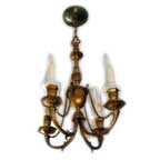 gilded chandelier in the regency style