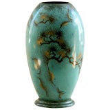 Large beautiful Art Deco "Ikora" brass vase by WMF 1930's.