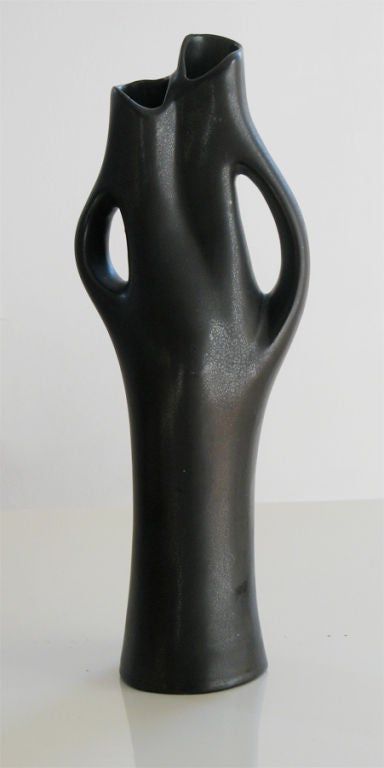 Swedish Abstract Vases by Lillemor Mannerheim for Gefle, Sweden, 1950
