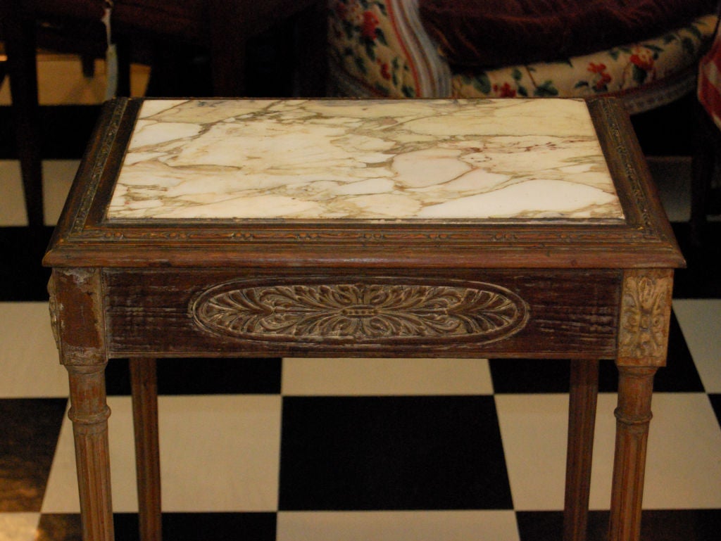 Marble Top Side Table