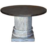 Fluted Column Base Table