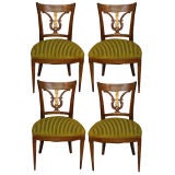 Set of 4 Italian side chairs