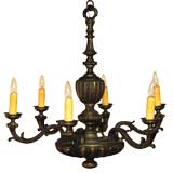 Bronze continental chandelier