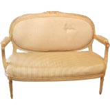 French Louis XVI style ovalback canape