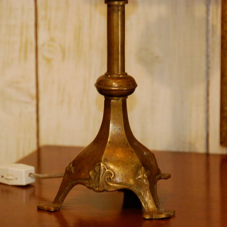 French Brass Prickets