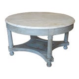 French Style Marble Top Coffee Table