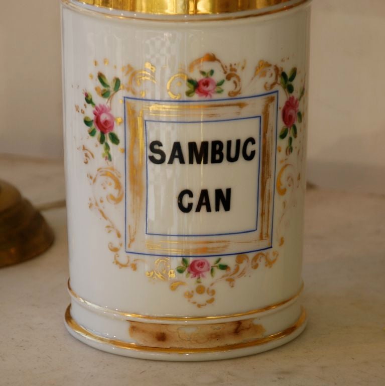 Old Paris apothecary jars