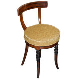 Antique Grain painted vanity stool