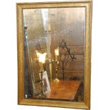 French gilded mirror