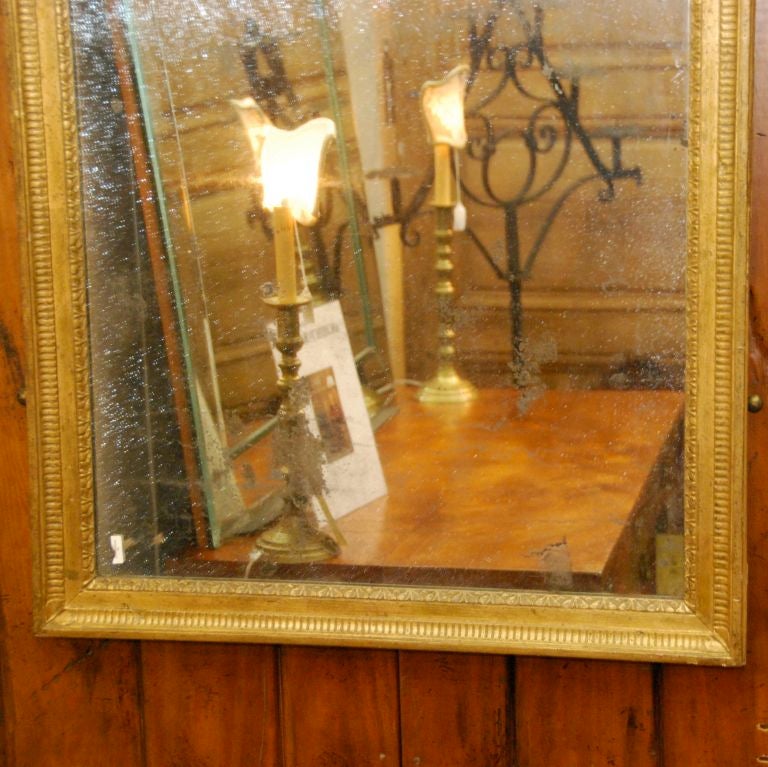 French gilded mirror