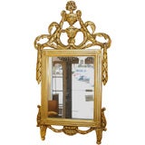 Antique Continetal gild wood mirror