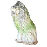 Vintage Cast stone lion