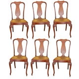 Set of 6 French dining chairs