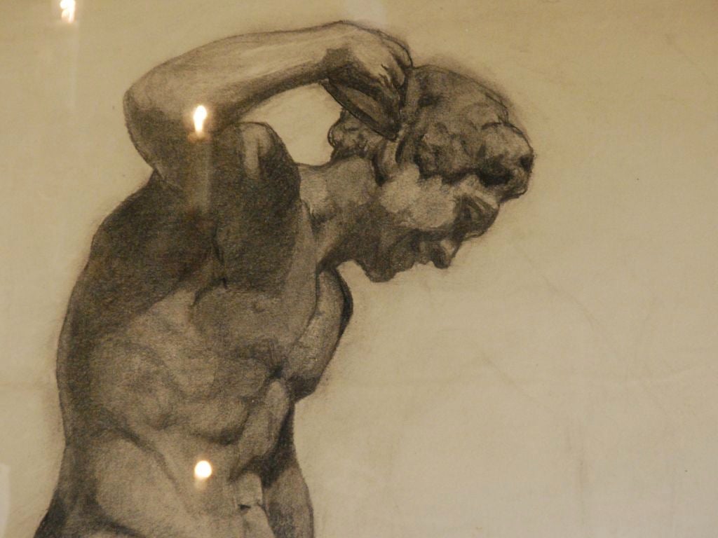 Nude Charcoal Drawing