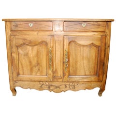 19th century French walnut buffet