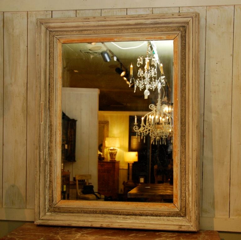 Large French gesso mirror