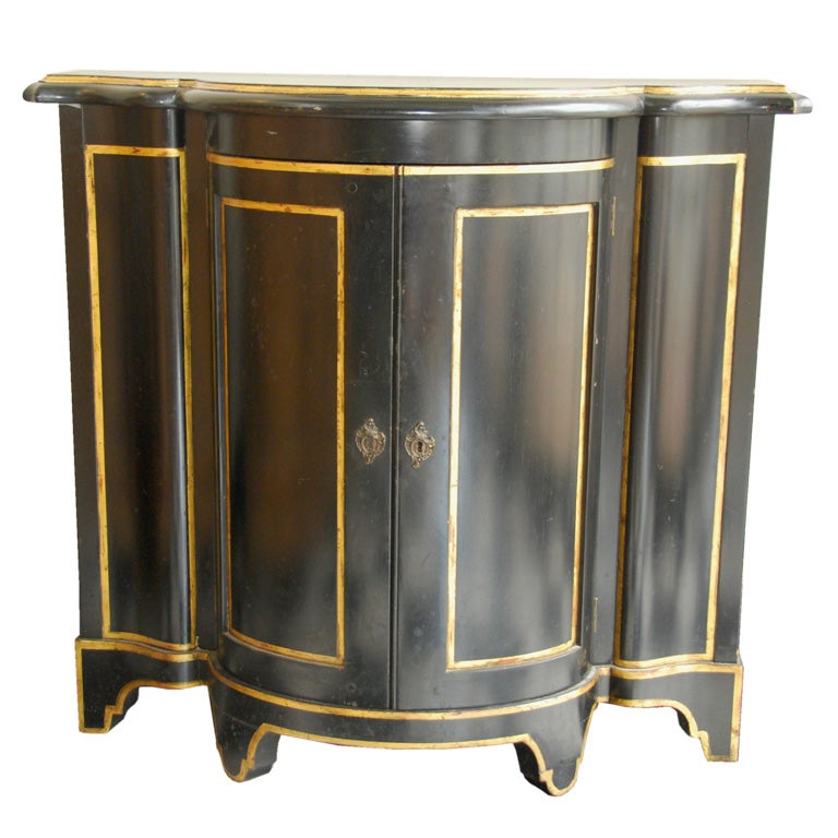 Baker black & gold credenza