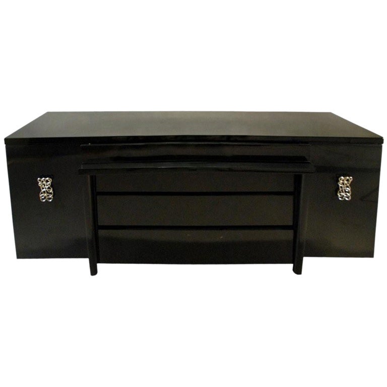 Black Lacquer Sideboard by John Cameron Furniture