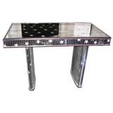 Vintage Italian Mirrored Table with Stars
