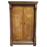 Tiger Maple Armoire 1800's