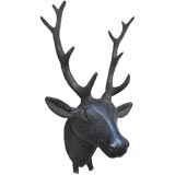 Vintage Iron Deer Head