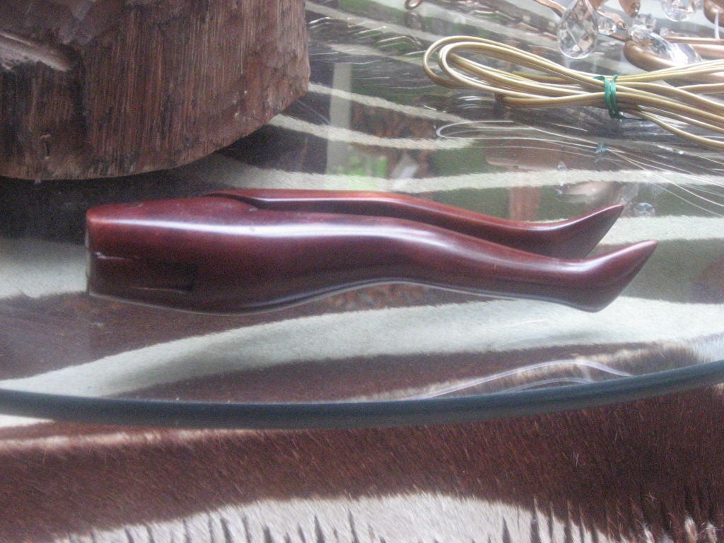 A shapely pair of legs make an unique and hilarious nutcracker.