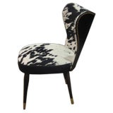 Cowhide With Curved Leather Back Chair(s)