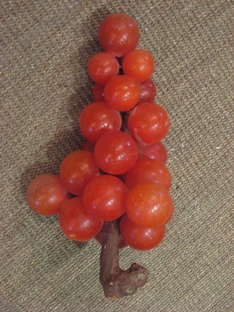 Large Red Decorative Vintage Grapes