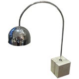 Chrome Arc Desk Lamp with Granite Base