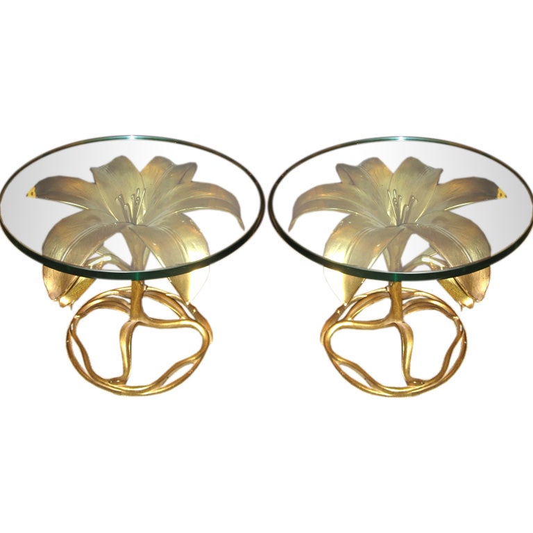 Lily Flower Side Table(s)