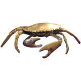 Vintage Brass Crab  Box