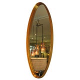 Oblong Gold Leaf Mirror