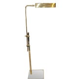 Brass and Lucite Standing Lamp in the style Charles Hollis Jones