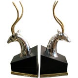 Pair of Gazelle Bookends