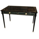 Maison Jansen Black Lacquer Writing Desk