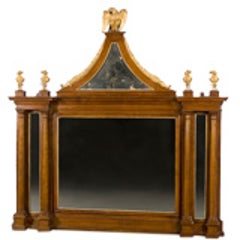 Italian Neoclassical Style Mahogany and Parcel Gilt Mirror 3