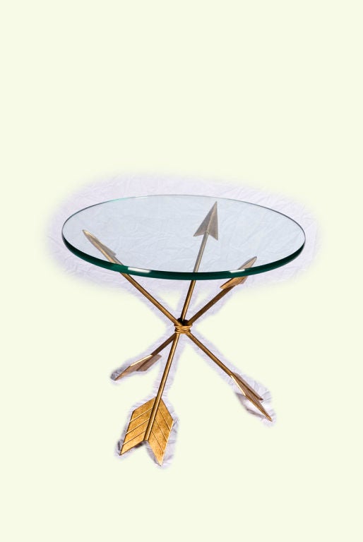 Since the earliest of times the arrow shape has been incorporated into interior design. During the French Louis XVI and Directoire periods the arrow shape has been a staple of furniture design. It became all of the rage again during the 1930s and