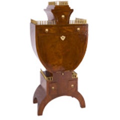 Biedermeier Style Lyre Secretary 5