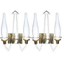 Pair of Stilnovo Arrow Wall Lights 8