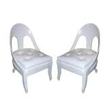 Vintage A Pair of Spoon-back Sidechairs