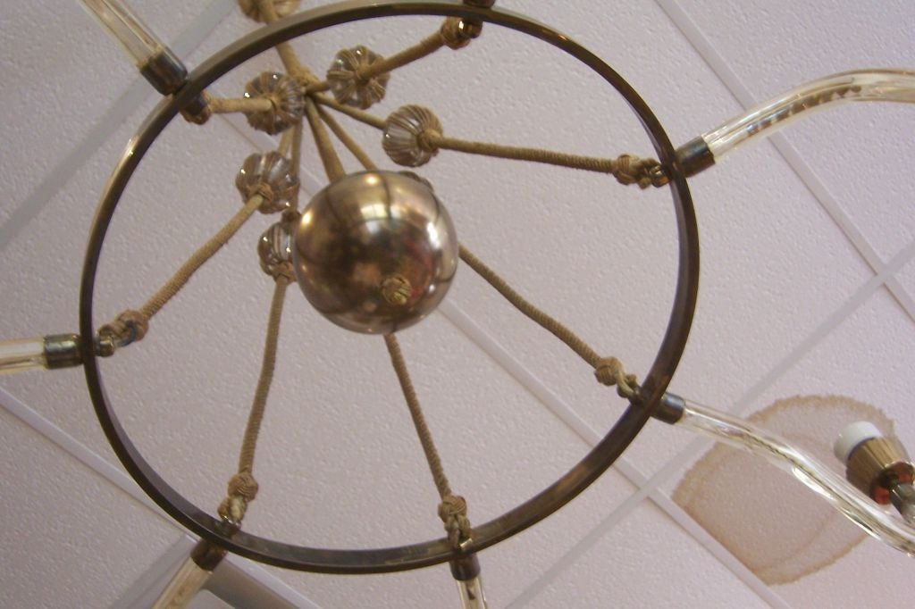 SevenLight Austrian Crystal and Bronze Chandelier at 1stdibs SevenLight Austrian Crystal and Bronze Chandelier at 1stdibs