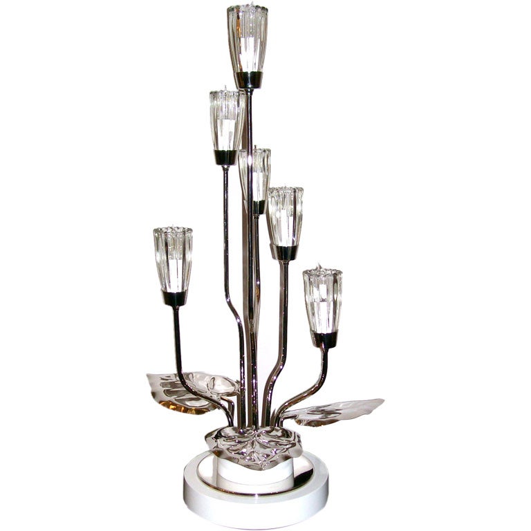 Lámpara de sobremesa escultural Lily Pad Deco