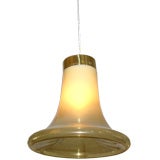 1960's Murano Glass  bell Shaped Light Fixture by Gino Vistosi
