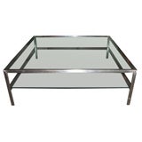 Magnificent Oversized Two-Tier Coffee Table