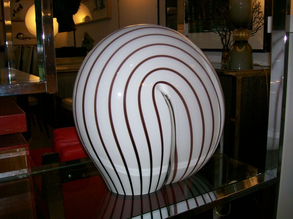 Murano Conch Shell Lamp